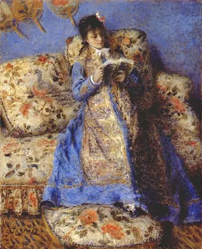 Madame Monet Reading Pierre-Auguste Renoir